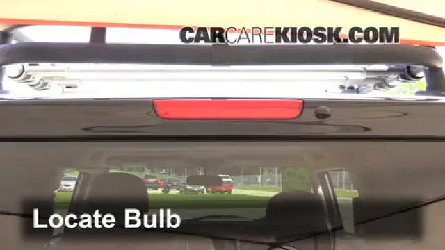 2008 Toyota FJ Cruiser 4.0L V6 Luces Luz de freno central (reemplazar foco)